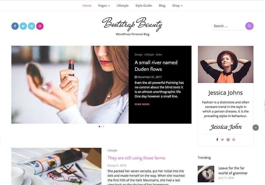 5 Best Free Beauty WordPress Themes