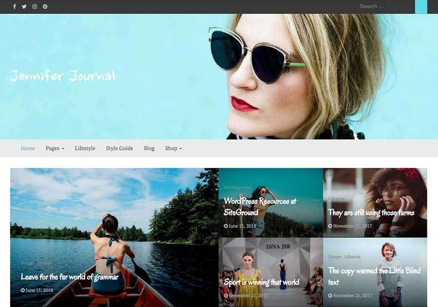 bootstrap journal wordpress theme