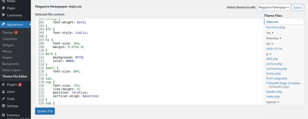 How to Customize WordPress Theme: Modify Theme Files